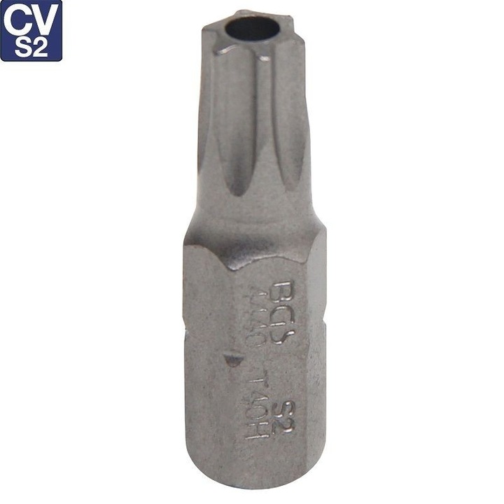 Bit Torx T40 cu gaura de securizare, lungime 30 mm, antrenare 5/16"