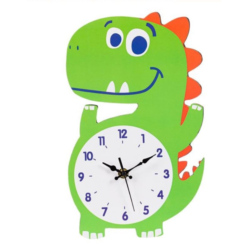 Ceas de perete decorativ model Dinozaur, SG, 30x18x0,5 cm