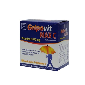 Gripovit Max C Zdrovit 10 plicuri Gripovit Max C Zdrovit 10 plicuri