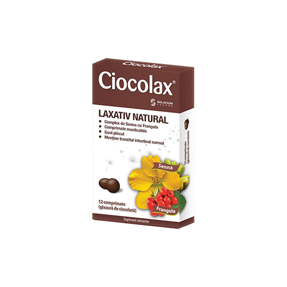Ciocolax Solacium Pharma 12 comprimate