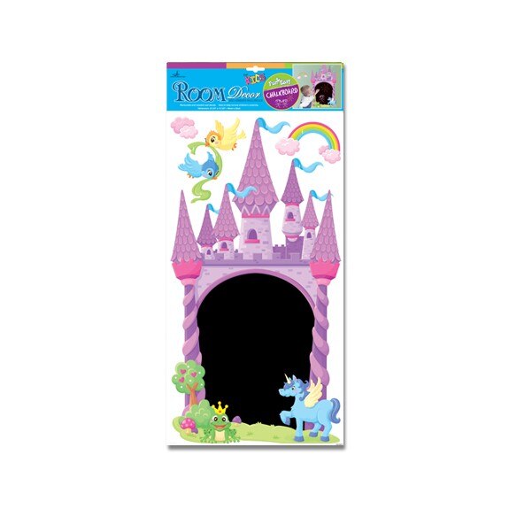 Sticker pentru perete Castel cu tabla de scris