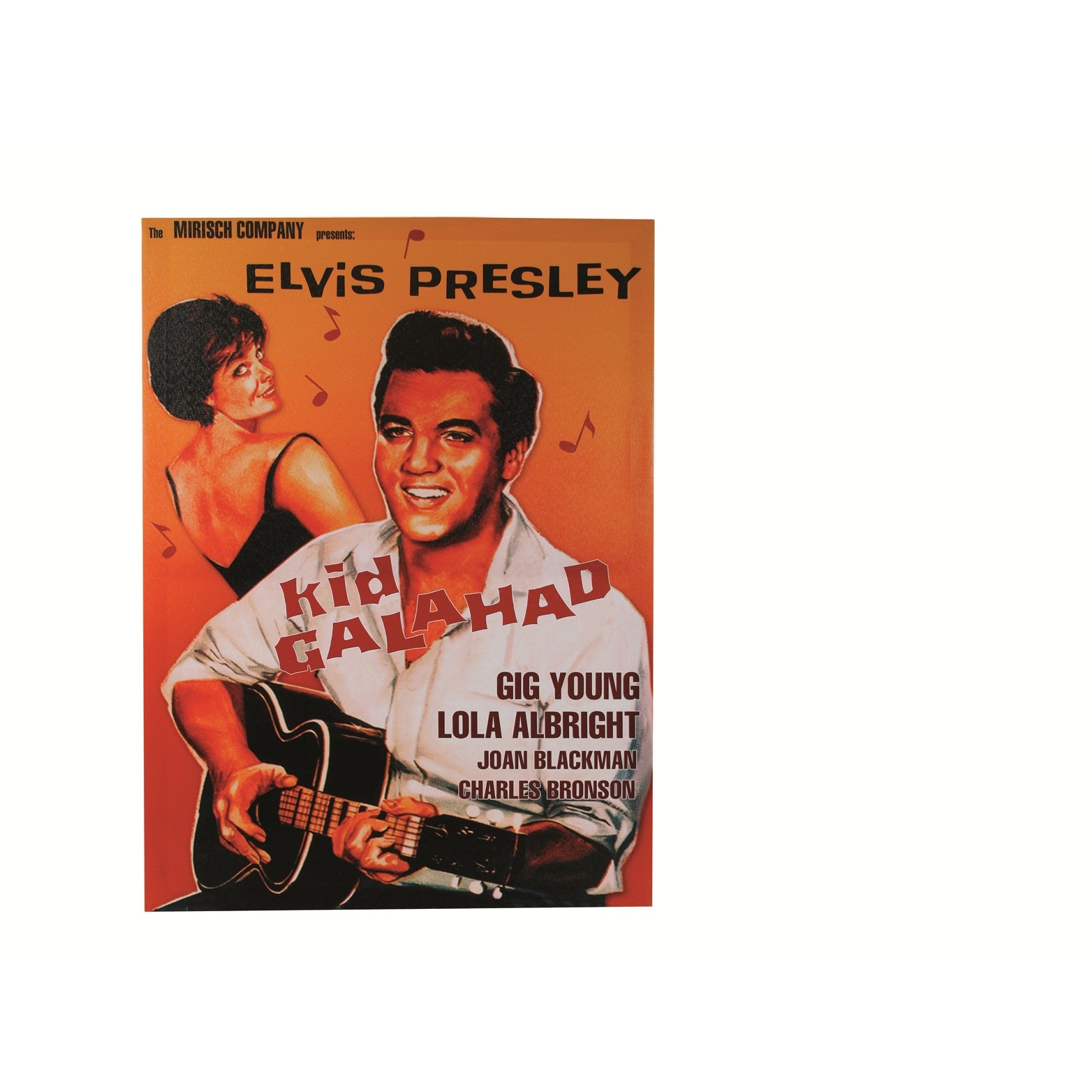 Canvas print, Elvis Presley, rama de lemn,50 x 70 cm