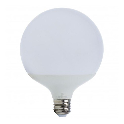 Bec LED HEPOL, forma G120, E27, 18W, 25000 ore, lumina calda