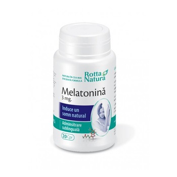 Melatonina Rotta Natura 3 mg 20 capsule Melatonina Rotta Natura 3 mg 20 capsule