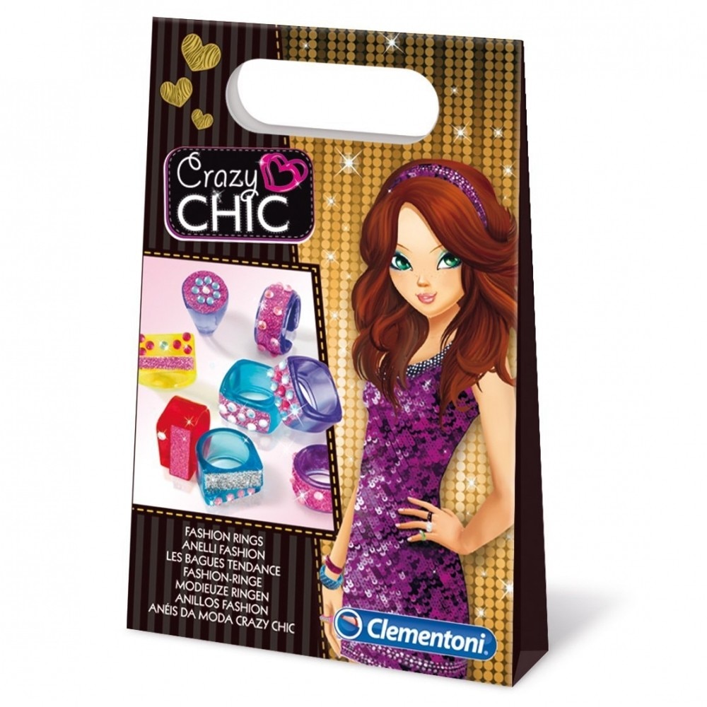 Set creativ Clementoni Crazy Chic Inele la moda