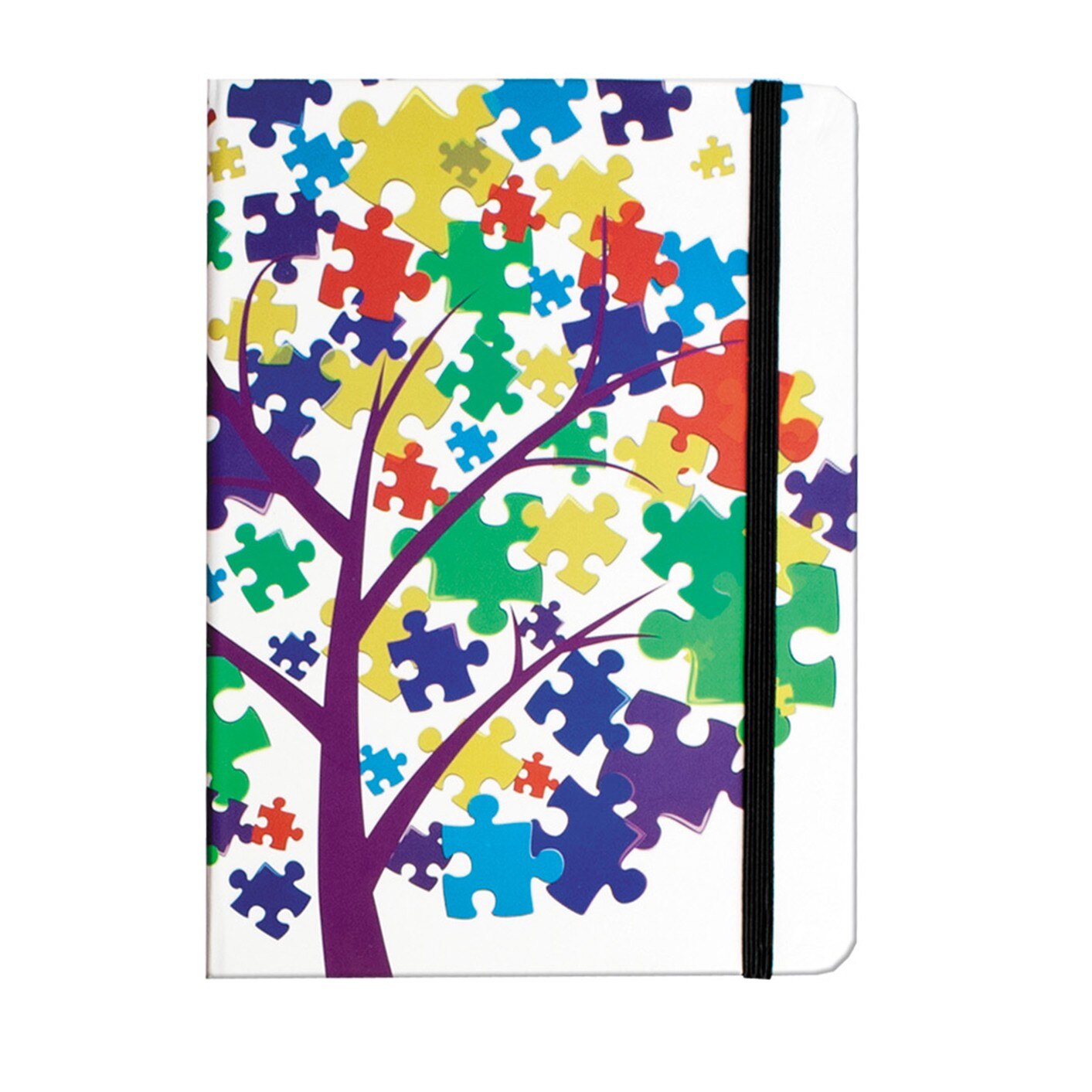 Agenda A5 cu banda elastica TREES