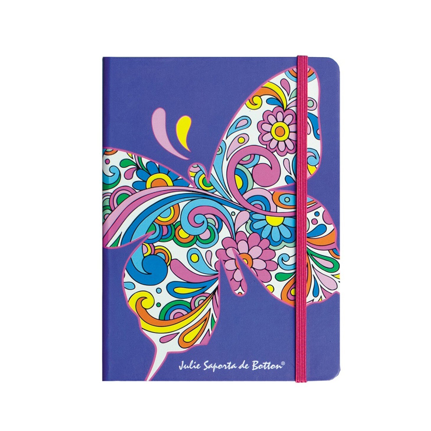 Agenda A6 cu banda elastica FLOWERS