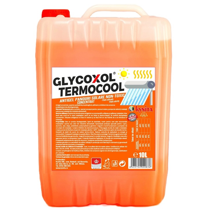 Antigel Panouri Solare Concentrat TermoCool 10L