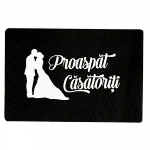 Covoras de intrare, proaspat casatoriti, 40x60 cm