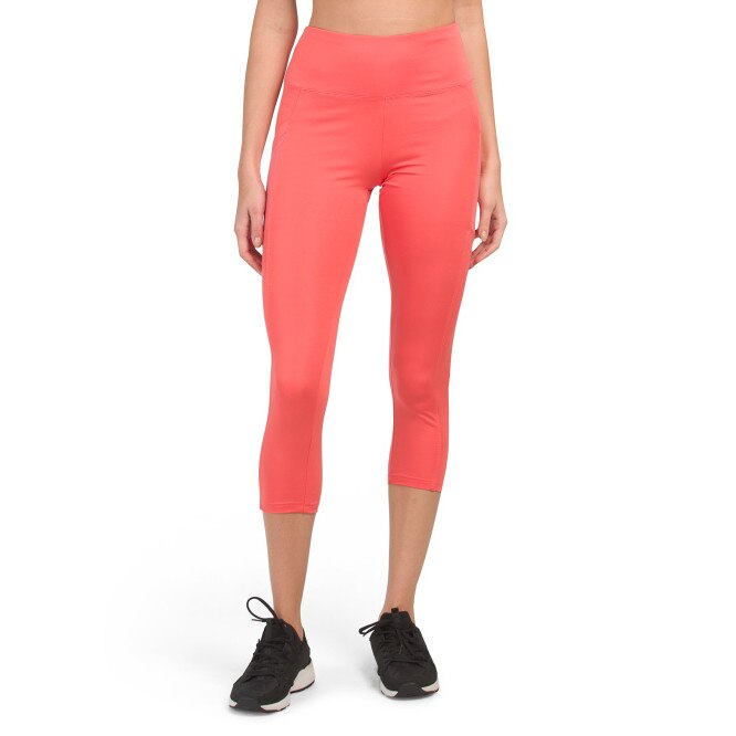 Colanti trei sferturi MARIKA pentru fitness, yoga, aerobic, roz, marimea S, 2M292S