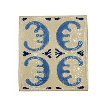 Placa decorativa din teracota, pictata, model Habana 1, 22x24 cm Placa decorativa din teracota, pictata, model Habana 1, 22x24 cm