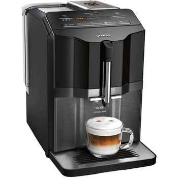 Espressor automat Siemens TI355F09DE, 1300 W, 15 bari, 1.4 l, negru Espressor automat Siemens TI355F09DE, 1300 W, 15 bari, 1.4 l, negru