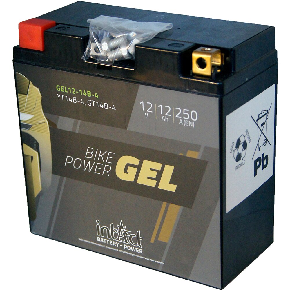Batterie moto POWER Bike GEL YT14B-BS 12v 12ah 250A