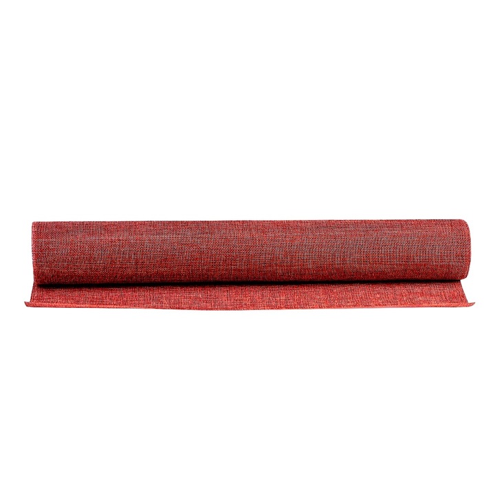 Мрежеста чанта на руло, Createur, 457x48 см, червена