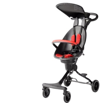 Carucior sport bidirectional pentru copii, portabil si usor pliabil, BaoBaoHao V5, Red Carucior sport bidirectional pentru copii, portabil si usor pliabil, BaoBaoHao V5, Red