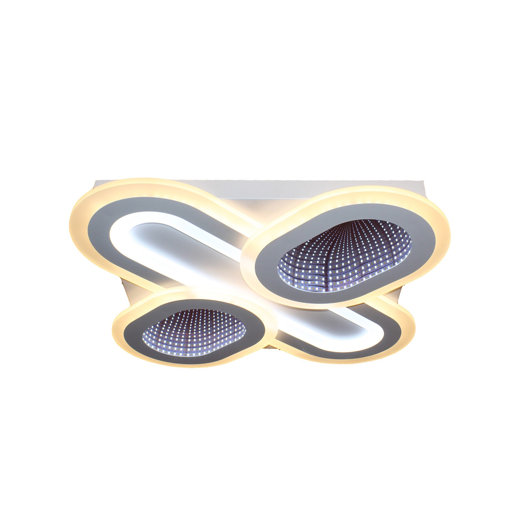 Lustra Led Design modern SLS - 3D, Telecomanda, Intensitate reglabila 200w 7731 50x50cm