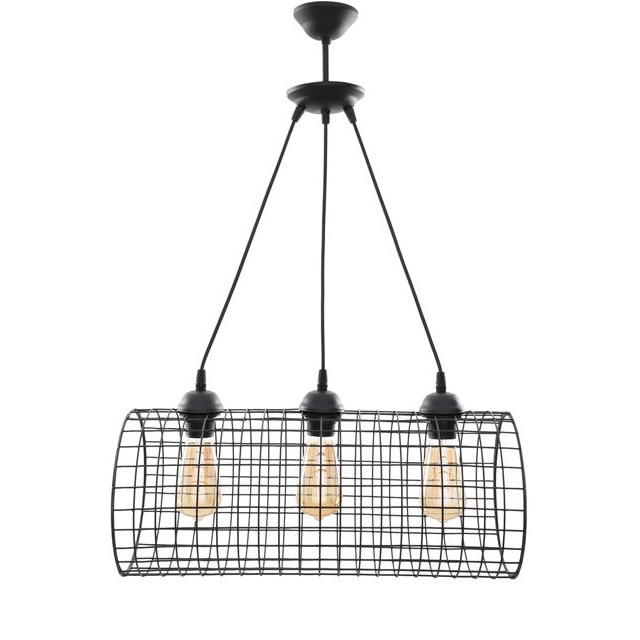 Lustra Sunny, 3, Begusa, E 27, 60 W, negru