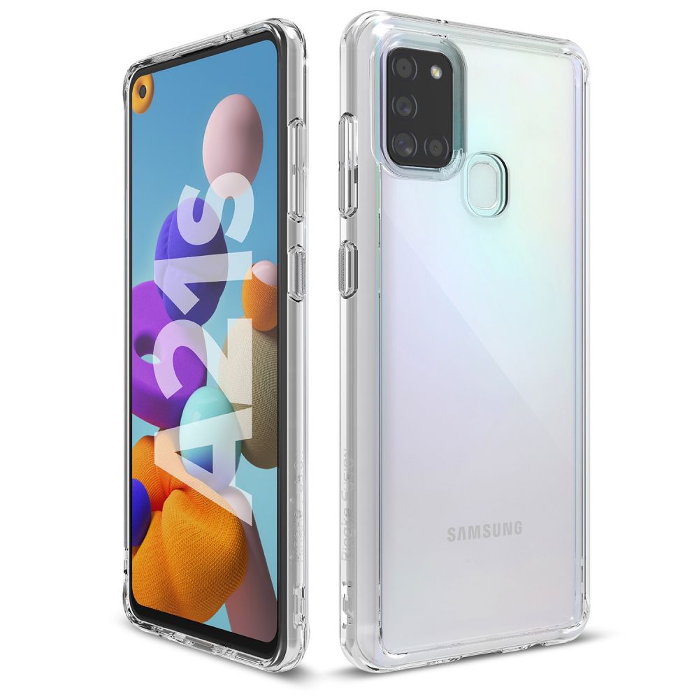 Husa Ringke Fusion compatibila cu Samsung Galaxy A21S - Clear