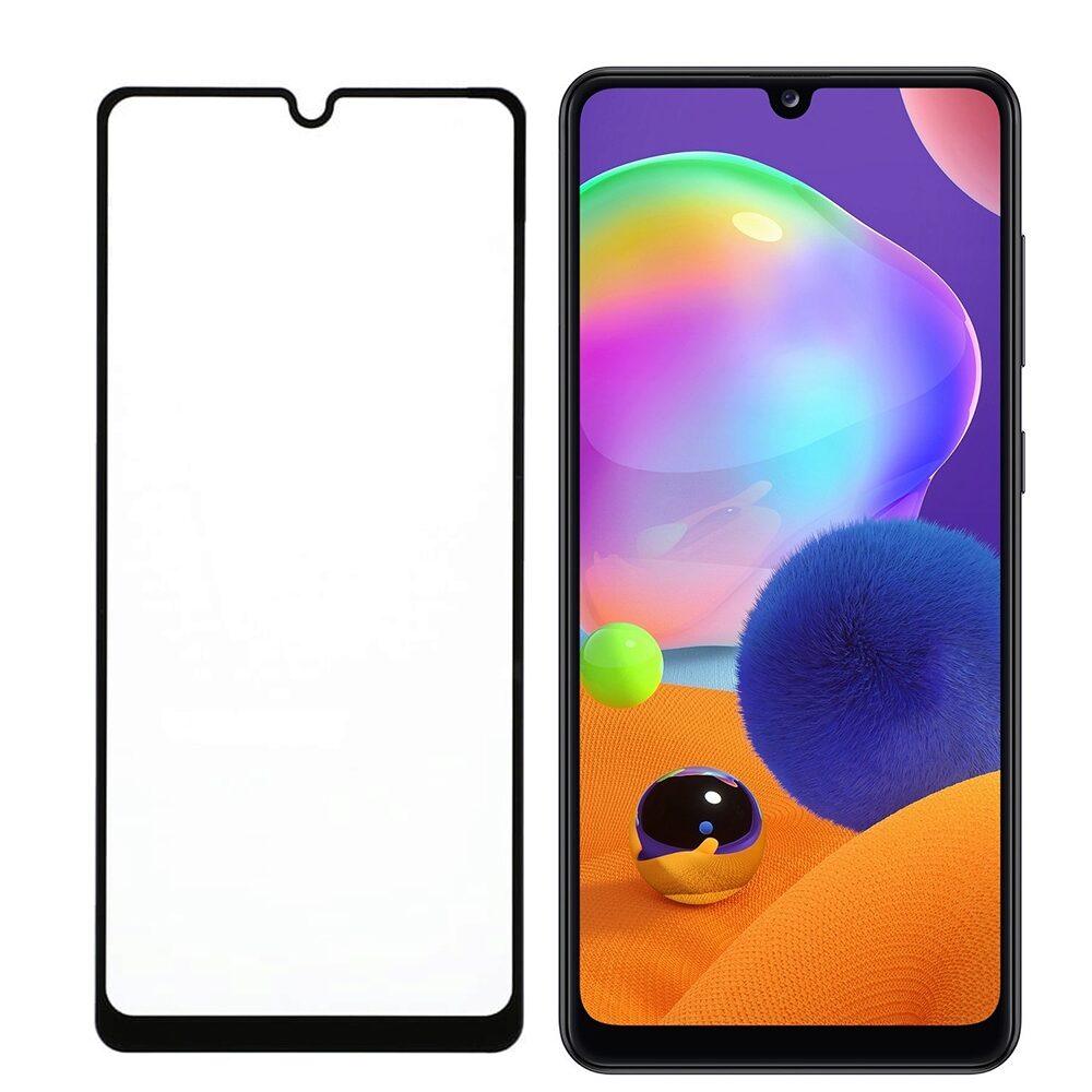 Folie Sticla MyScreen L!ite pentru Samsung Galaxy A31, Full Glue, 9H, 0.33 mm, Negru