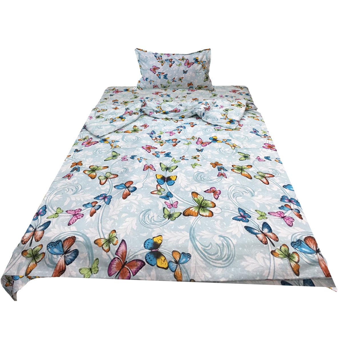 Lenjerie single multicolora, trei piese, din bumbac 100% by Liz Line - S3132