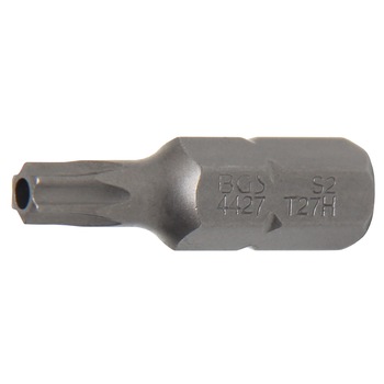 Bit Torx T27 cu gaura de securizare, lungime 30 mm, antrenare 5/16 Bit Torx T27 cu gaura de securizare, lungime 30 mm, antrenare 5/16