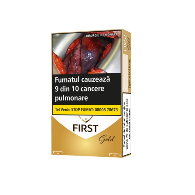 Tigari de foi FIRST GOLD 5 buc , mix de tutun maruntit de calitate superioara , 44 g
