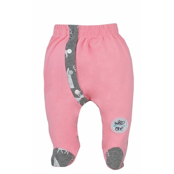 Pantaloni cu botosei pentru fete Koala Jelonek 05-292R1, Roz, 86 cm Pantaloni cu botosei pentru fete Koala Jelonek 05-292R1, Roz, 86 cm