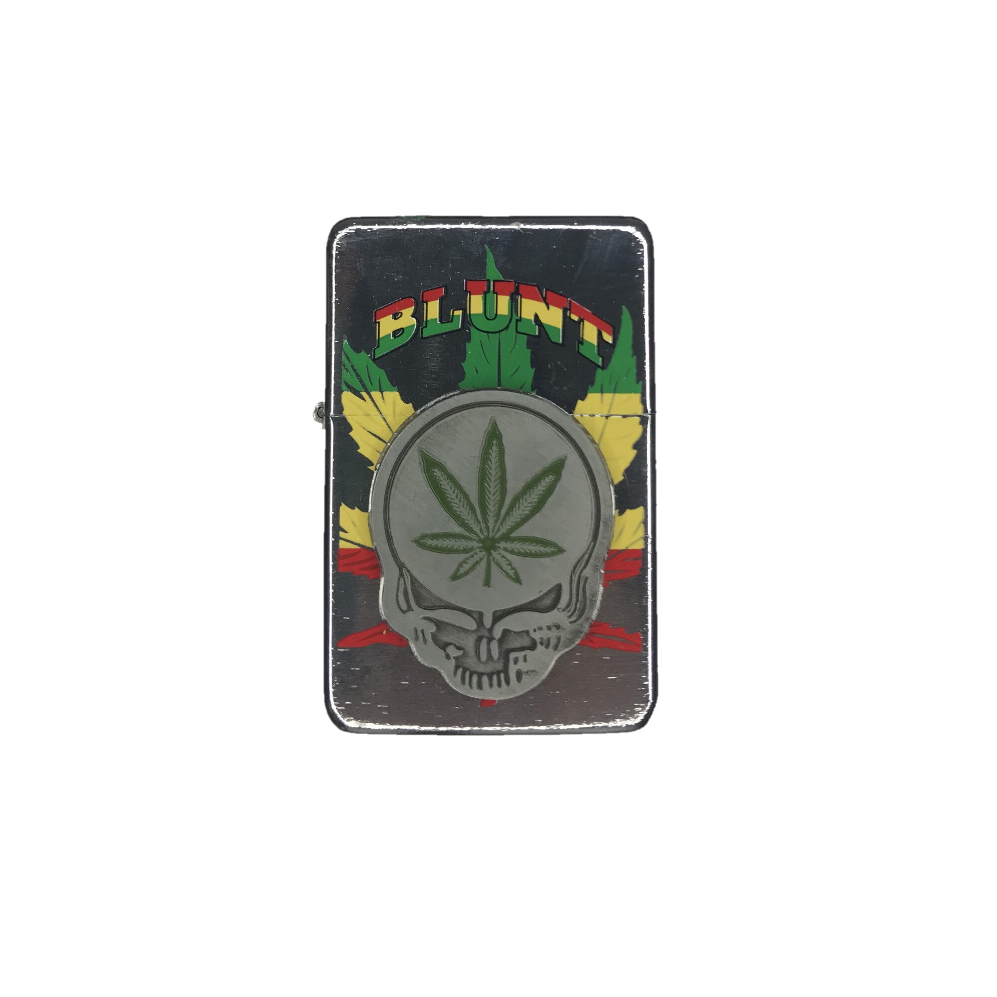 Bricheta metalica Angel Blunt Skull multicolor cu benzina