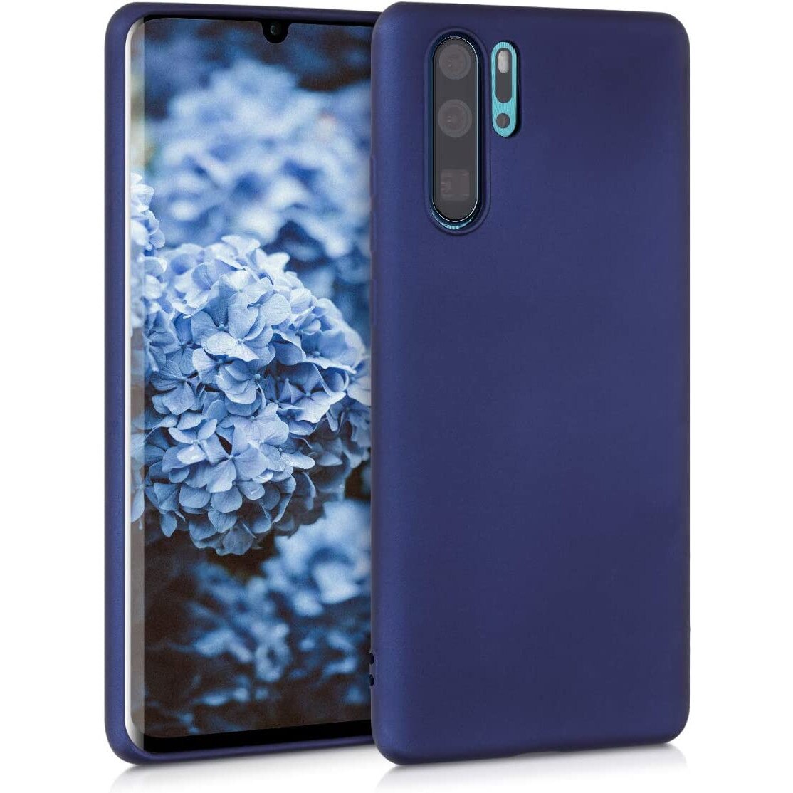 Husa protectie din silicon slim pentru Huawei P30 Pro, albastru metalic