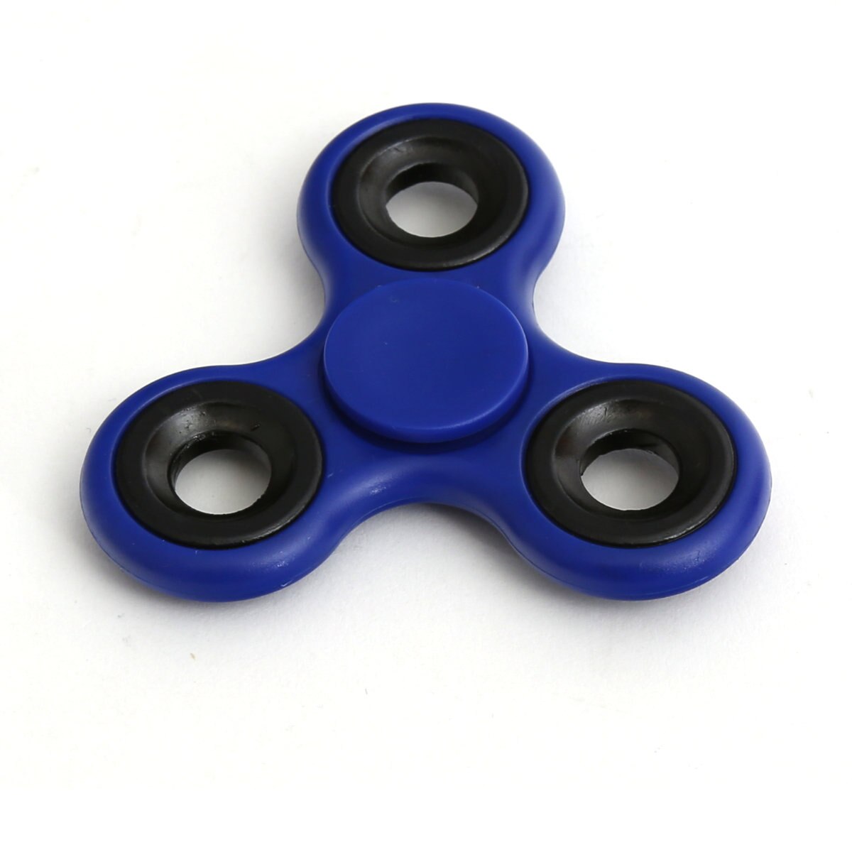 Fidget Spinner Omega, jucarie interactiva anti-stres cu 4 rulmenti, albastru