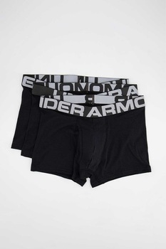 Under Armour, Set de boxeri din amestec de bumbac - 3 perechi, Negru Under Armour, Set de boxeri din amestec de bumbac - 3 perechi, Negru