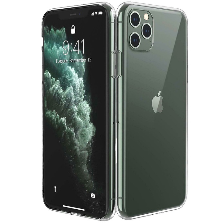 Egyedülálló Confort Optim átlátszó burkolat, amely kompatibilis az Apple iPhone 11 Pro készülékkel – átlátszó