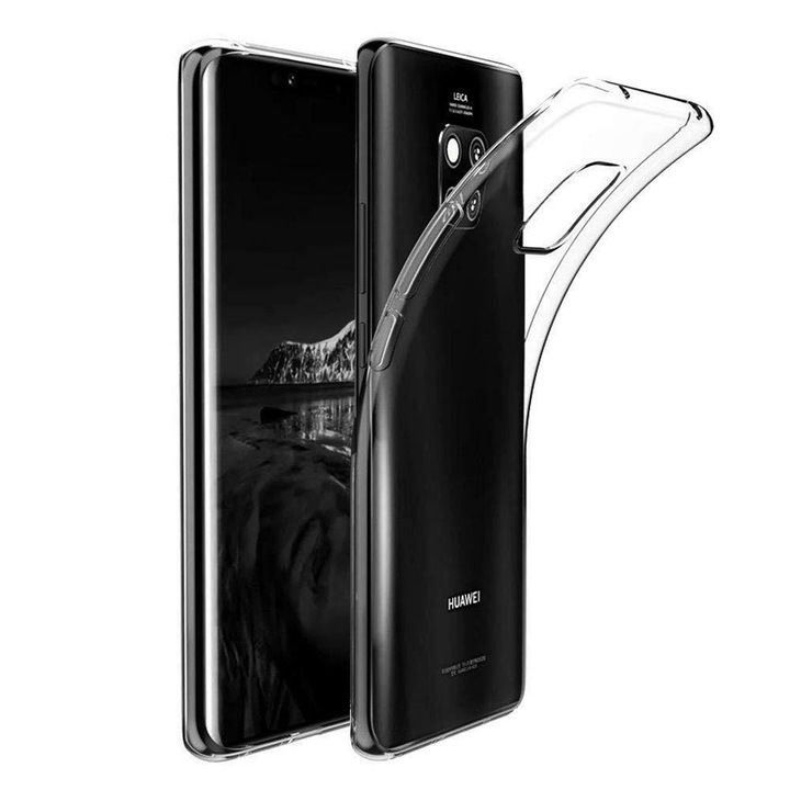Egyedülálló Confort Optim átlátszó tok, amely kompatibilis a Huawei Mate 20 Pro készülékkel – átlátszó