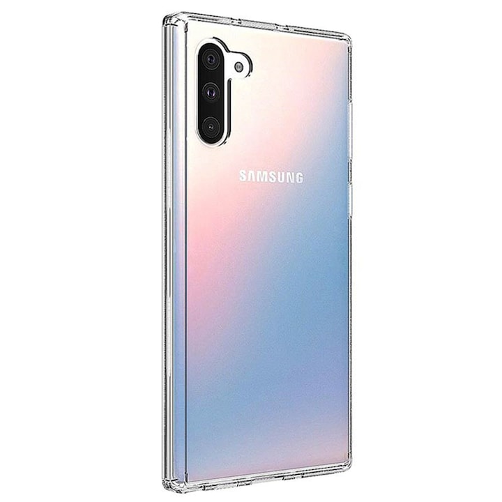 Egyedülálló kényelem, optimális átlátszó burkolat, amely kompatibilis a Samsung Galaxy Note 10 készülékkel – átlátszó