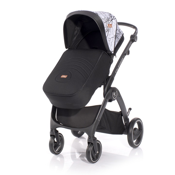 Количка LORELLI CALIFORNIA + Чанта, Grey Marble