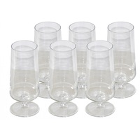Set 6 pahare cu picior pasabahce, 350 ml, Transparente