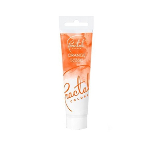 Colorant alimentar gel Fractal - culoare portocaliu - 30 g