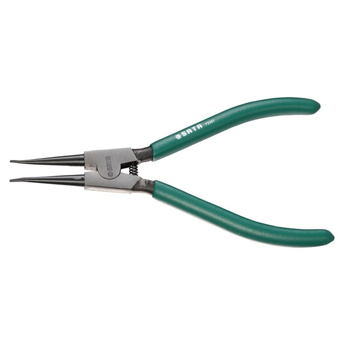 Cleste cu inel de siguranta, Sata, exterior, varfuri drepte, 175 mm