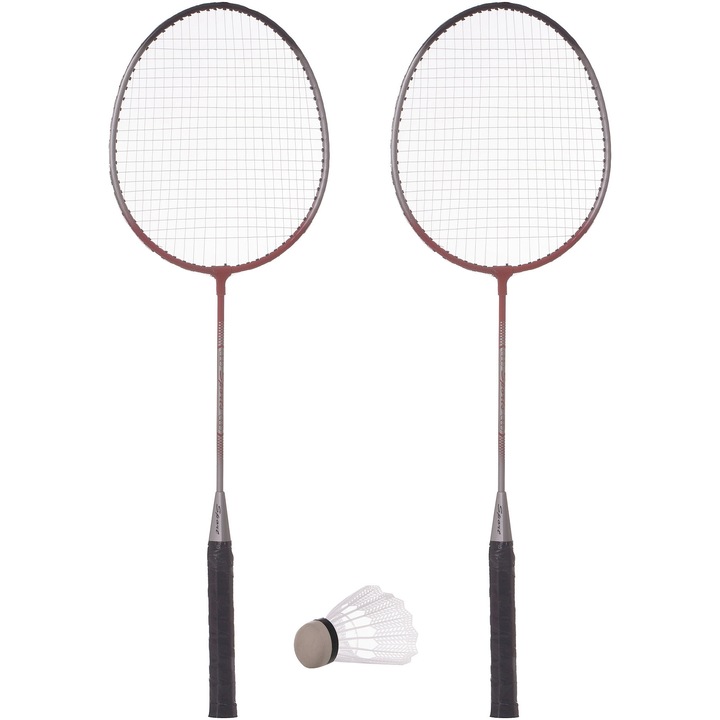 Комплект за бадминтон Maxtar, Червен/Черен, 80x20x4 см