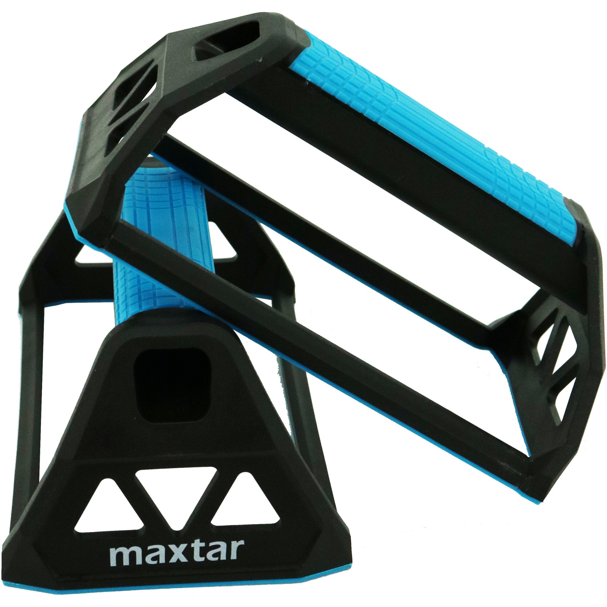 Manere pentru flotari Maxtar, Negru/Albastru, 24x8x18 cm