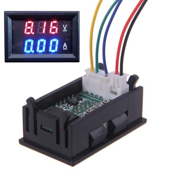 Voltmetru ampermetru cu afisaj dual LED 0-100V, 10A, DSN-VC288 Voltmetru ampermetru cu afisaj dual LED 0-100V, 10A, DSN-VC288