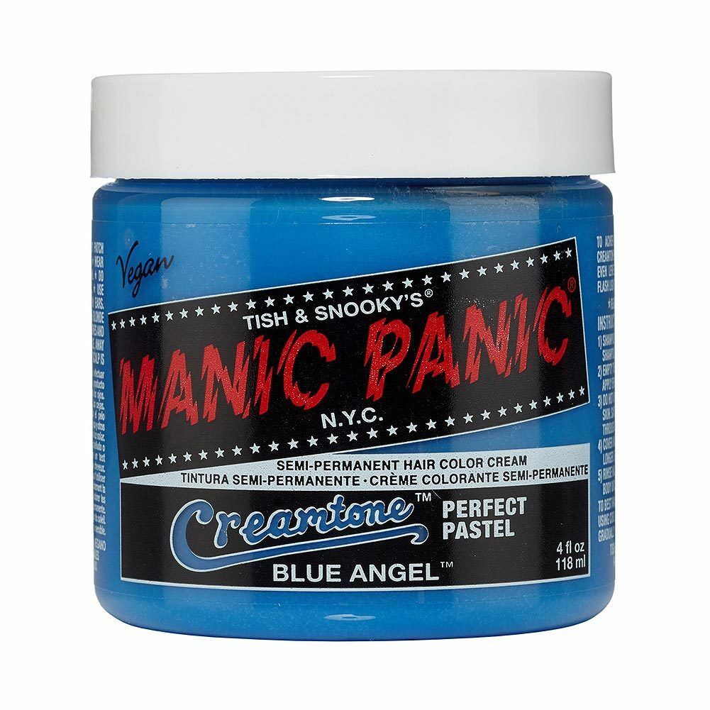 Vopsea directa semipermanenta fara amoniac Manic Panic Creamtones 118 ml - Blue Angel