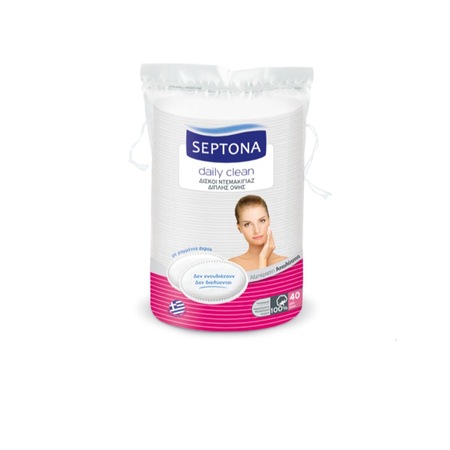Комплект почистващи дискове Septona, памук, 40 бр - eMAG.bg