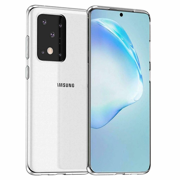 Egyedülálló kényelem, optimális átlátszó burkolat, amely kompatibilis a Samsung Galaxy S20 készülékkel – átlátszó