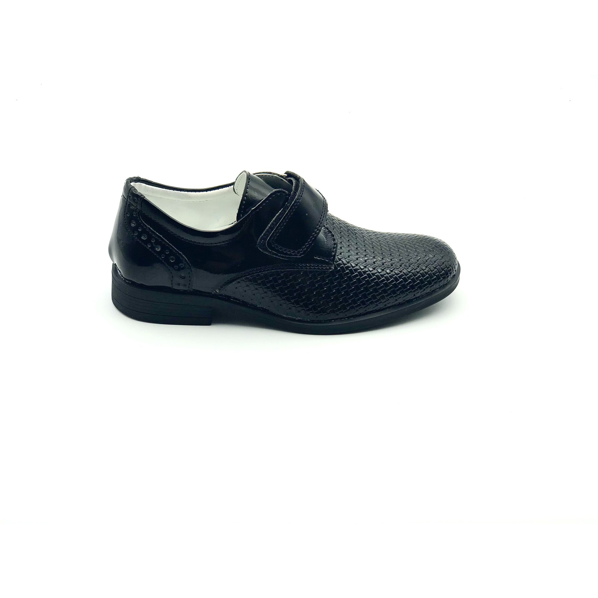 Pantofi ortopedici copii Sibel Bebe NV0057, Negru lucios, nr. 27