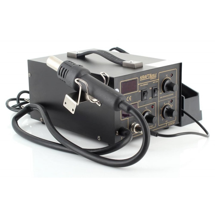 Statie de lipit cu aer cald si letcon 2 in 1 60W KraftProfesional KD850