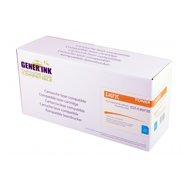 Cartus Toner GENERINK CLT-C4072S, SAMSUNG, 1000 pagini, Cyan