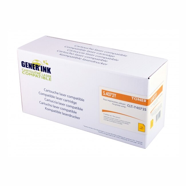 Cartus Toner GENERINK CLT-Y4072S, SAMSUNG, 1000 pagini, Galben