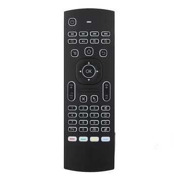 Tastatura Techstar® MX3, Air Mouse, Telecomanda, Iluminata, 2.4G, Gyroscop si IR Tastatura Techstar® MX3, Air Mouse, Telecomanda, Iluminata, 2.4G, Gyroscop si IR