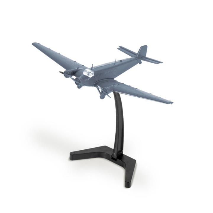 Macheta aeromodele usor de asamblat fara adeziv Zvezda Junkers JU-52 German Transport Plane 1932-45 snap fit 1:144 ZVEZ 6139
